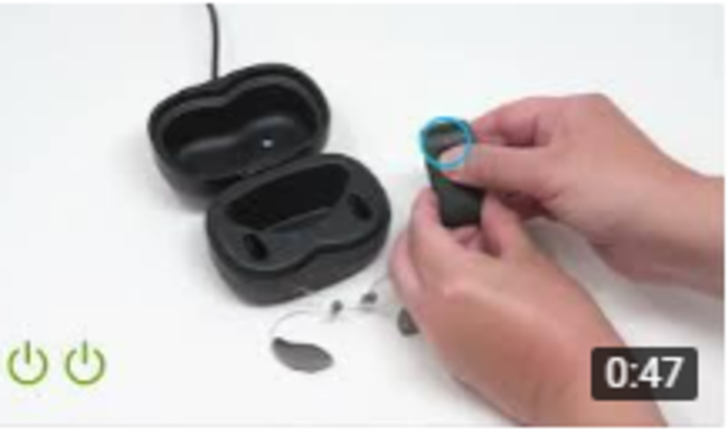 【ﾐﾆﾏｲｸ】電池式補聴器とのペアリング方法