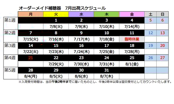 202507納期表