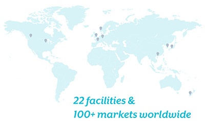 世界22 拠点と世界中の100以上の市場へ展開するスターキーのイメージ