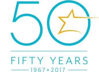 スターキー50周年記念ロゴイメージ