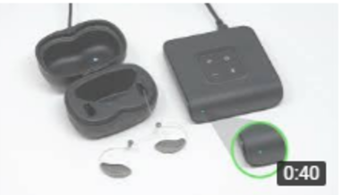 TVストリーマーと充電式補聴器のペアリング方法