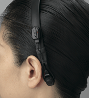 miniデジタル骨導補聴器装用イメージ